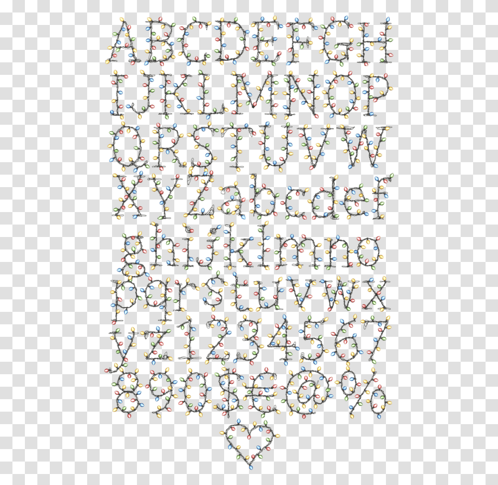 Alphabet Of Color Garland Motif, Confetti, Paper, Crowd Transparent Png