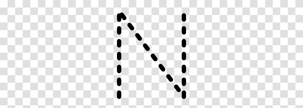 Alphabet Tracing Letter N Clip Art Alaphabet, Texture, Stencil, Polka Dot Transparent Png