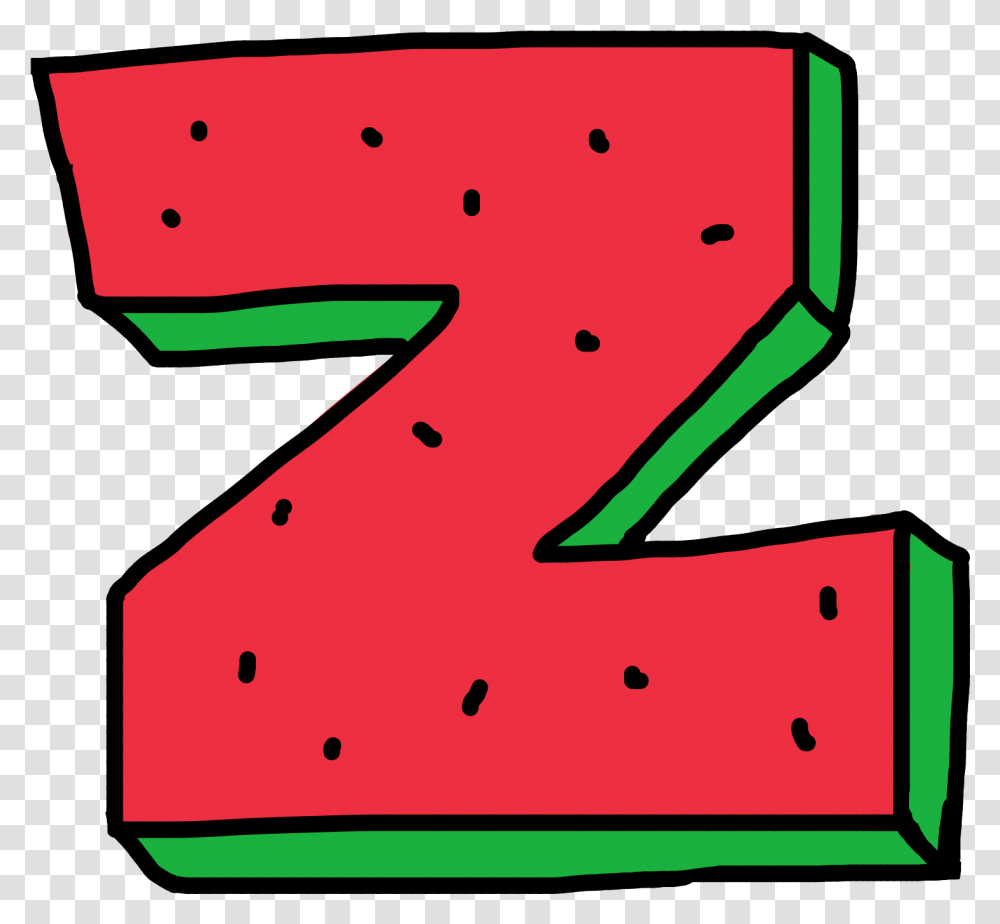 Alphabet Z Of Oddfuture Ofwgkta Watermelon Fruit Odd Future Alphabet, Number, Plant Transparent Png