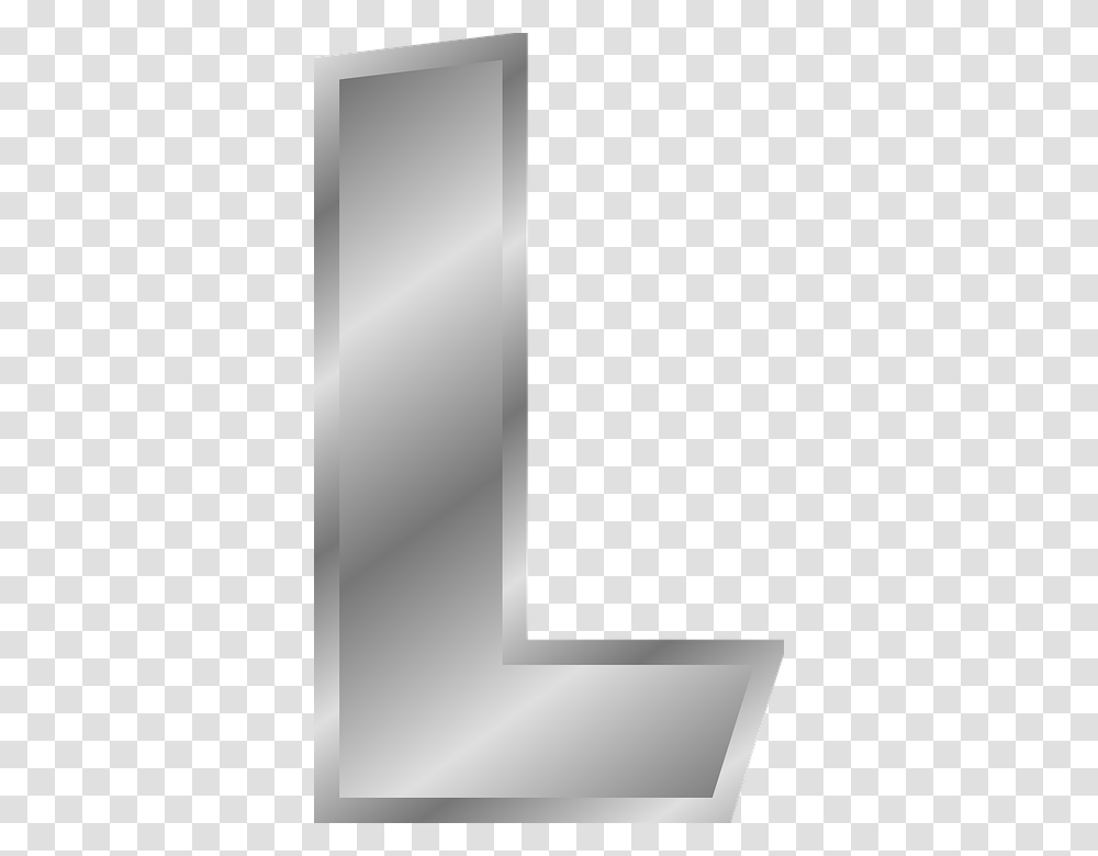 Alphabets Letters English L 12th Twelve Silver Alphabet Letters In Silver, Monitor, Screen, Electronics, LCD Screen Transparent Png