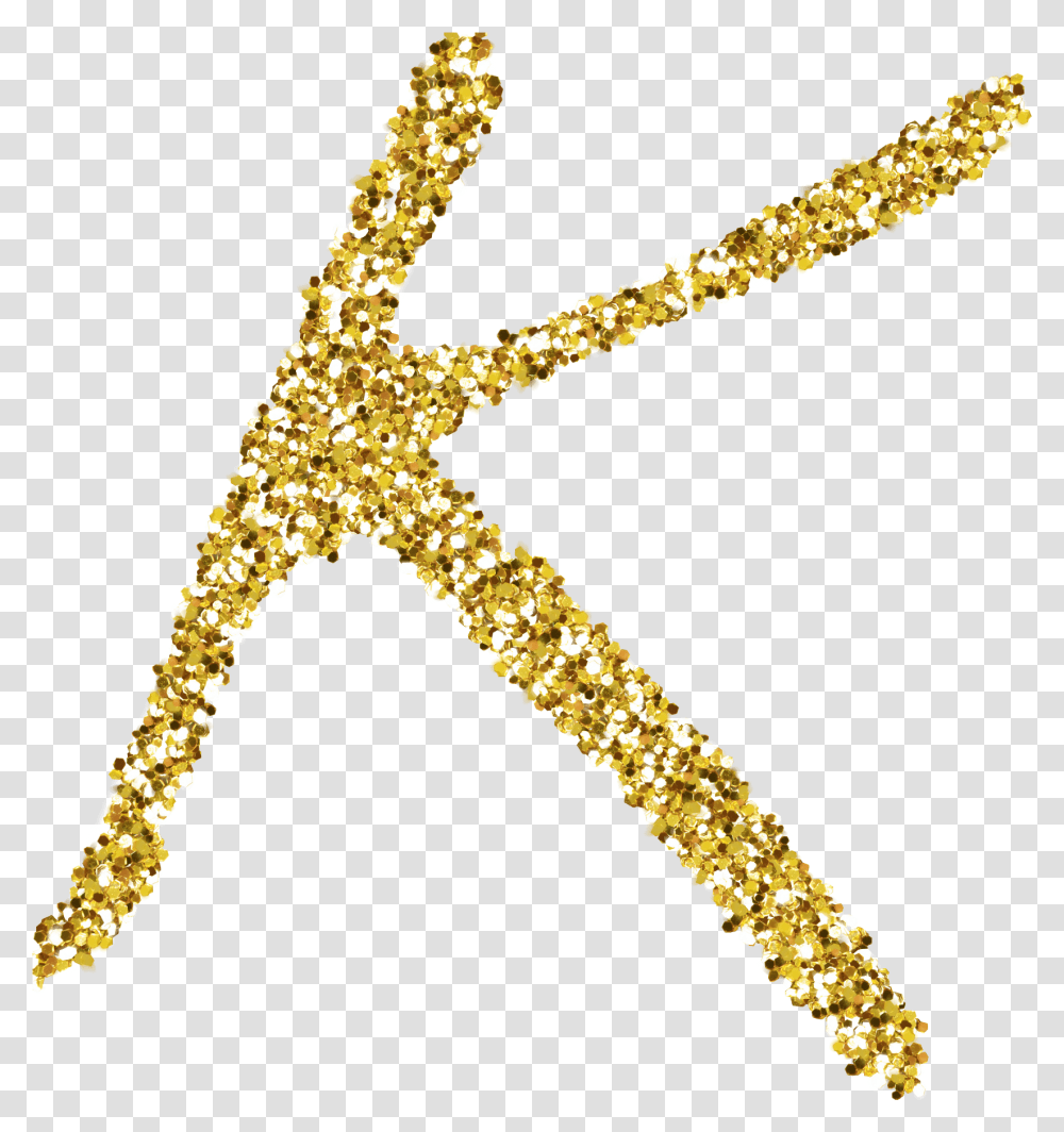Alphabetstickers K Gold Glitter Sticker By Rachel2274 Dot, Hip, Light Transparent Png
