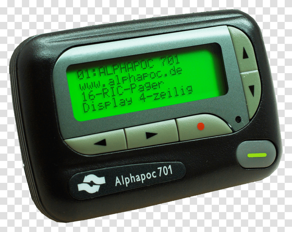 Alphapoc 701 Sf Pager Pager Rettungsdienst, Mobile Phone, Electronics, Cell Phone, Monitor Transparent Png