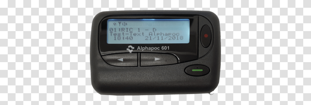 Alphapoc Pager 601 Mobile Phone, Electronics, Cd Player, Stereo, Cassette Player Transparent Png