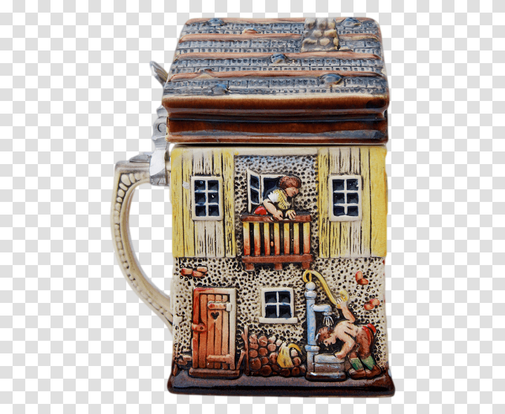 Alpine House 3d Beer Stein Pottery, Person, Human, Coffee Cup Transparent Png