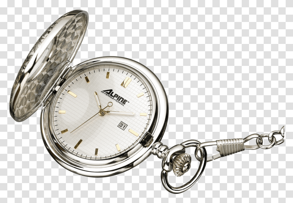 Alpine Quartz Pocket Watch Watch, Wristwatch Transparent Png