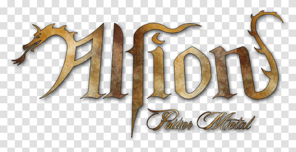 Alsion Logo Heavy Metal Power Metal Calligraphy, Handwriting, Alphabet, Antelope Transparent Png