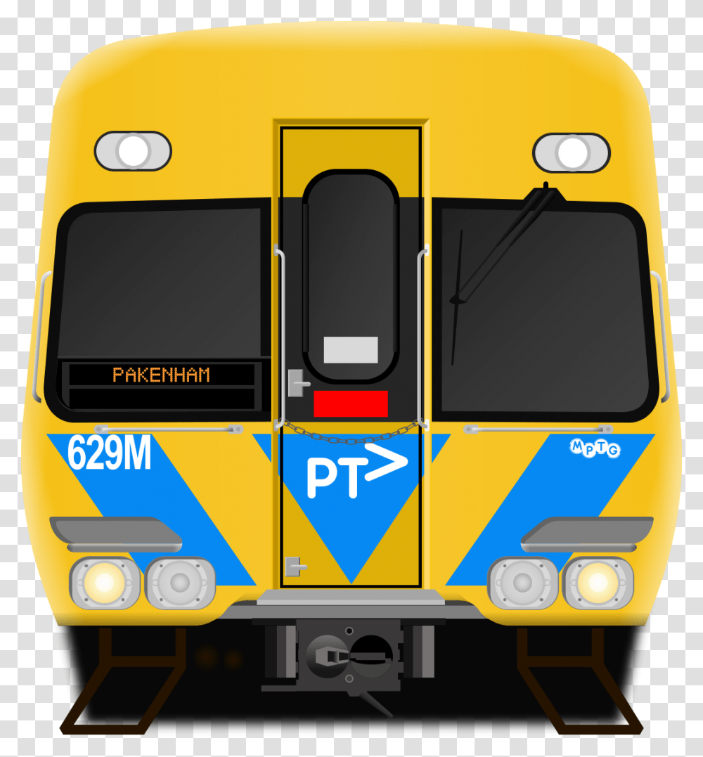 Alstom Comeng With A Front Door Melbourne Public Transport Gallery, Bus, Vehicle, Transportation, Train Transparent Png