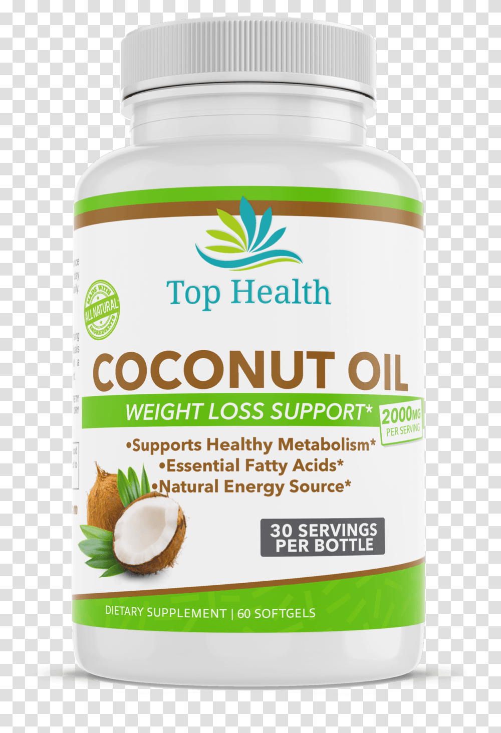Alt Coconut Oil For Skin Natural Foods, Plant, Fruit, Vegetable Transparent Png