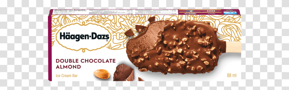 Alt Text Placeholder Haagen Daz Almond Ice Cream, Fudge, Chocolate, Dessert, Food Transparent Png