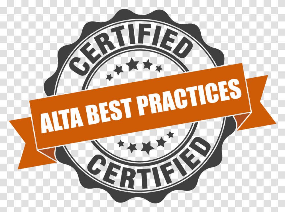Alta American Lenders Title Association Best Practices Approved Blue, Logo, Label Transparent Png