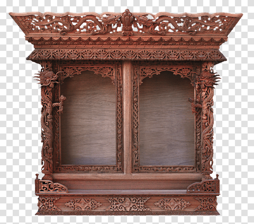 Altar Eight Double Window Cupboard, Furniture, Closet, Sideboard, Cabinet Transparent Png