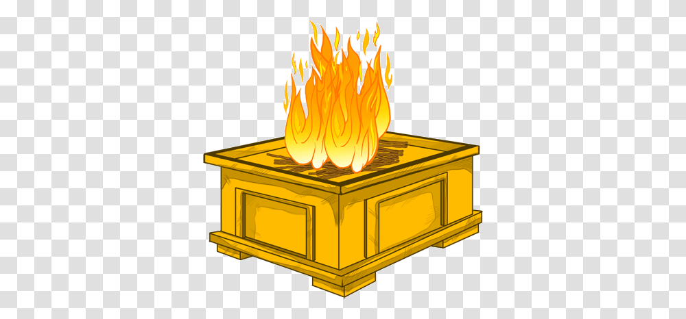 Altar, Fire, Flame, Tabletop, Furniture Transparent Png