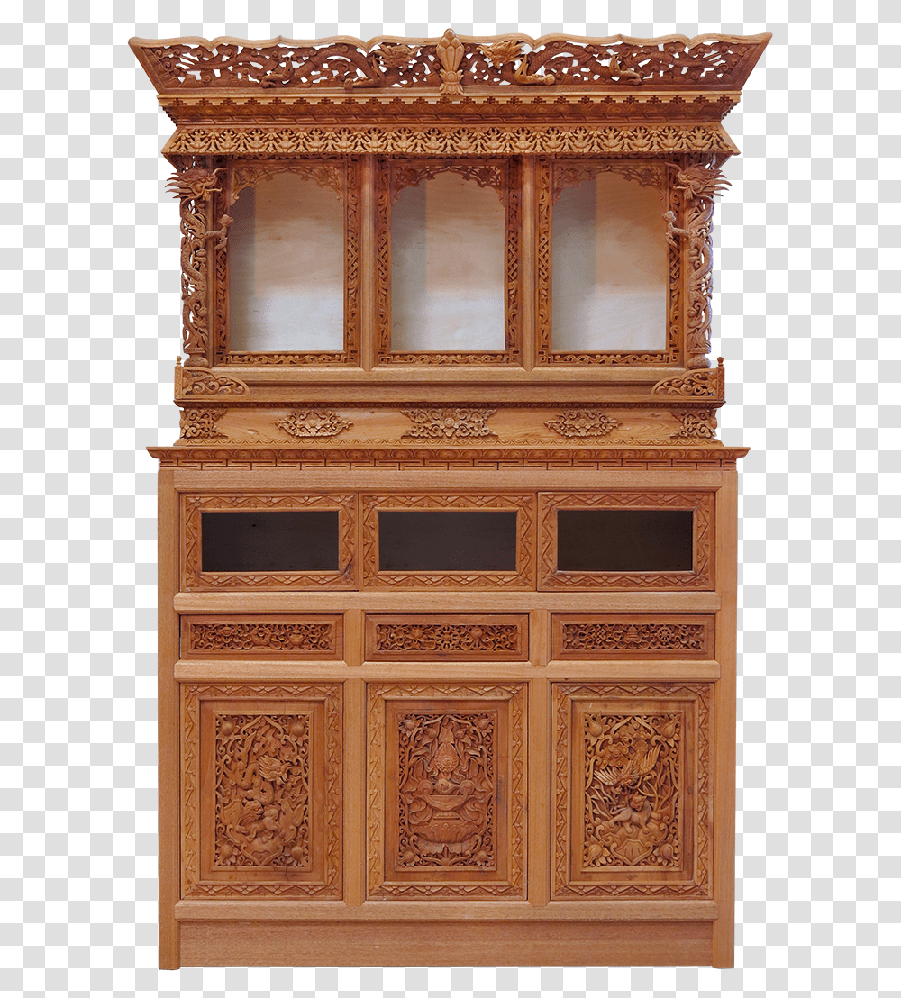 Altar Tibetan Altar Cabinet, Furniture, Cupboard, Closet, Dresser Transparent Png