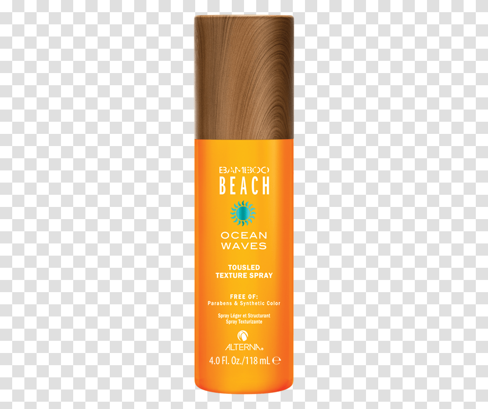 Alterna Bamboo Beach Summer Ocean Waves Tousled Texture, Bottle, Shampoo, Cosmetics Transparent Png