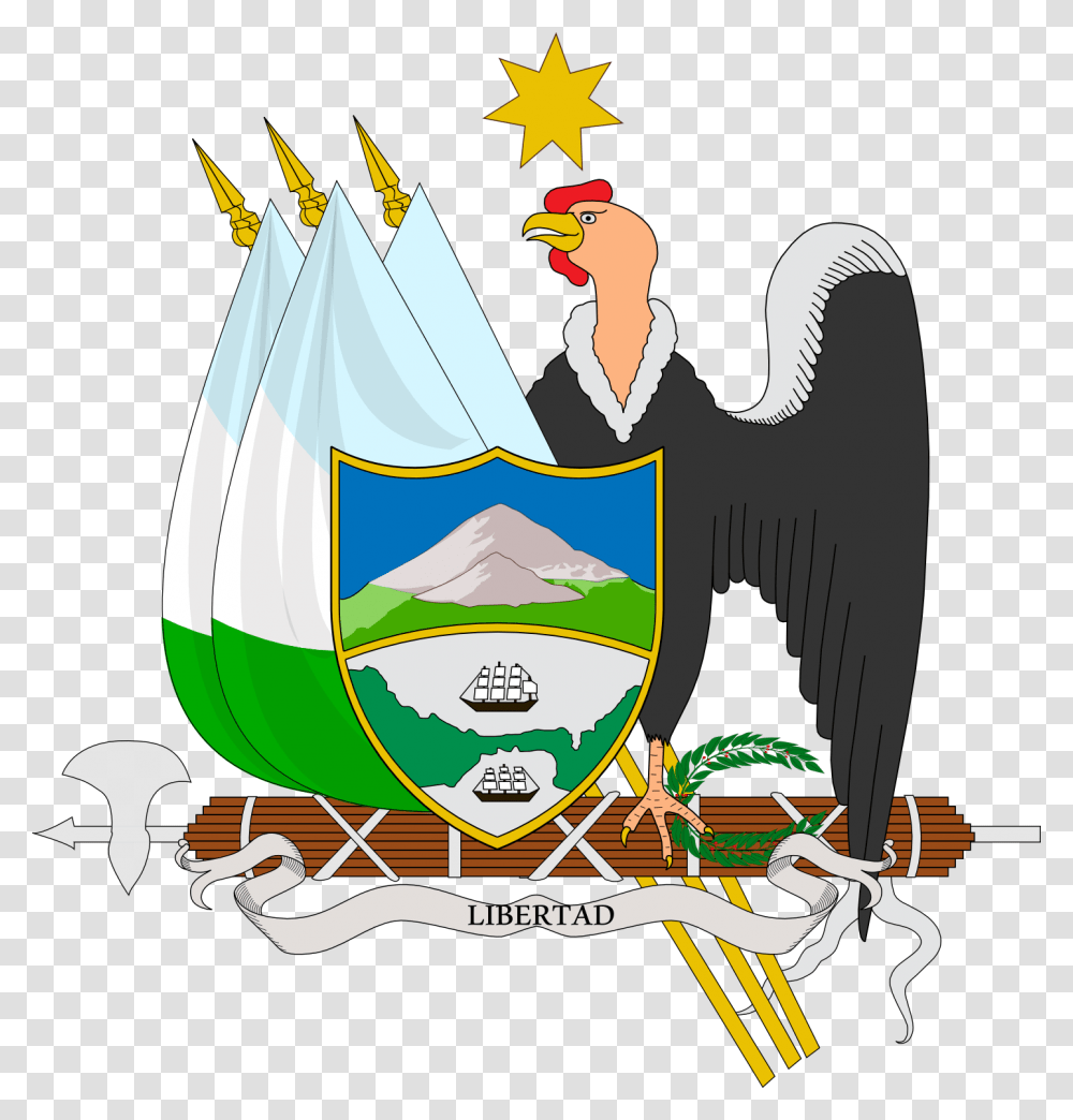 Alternate History Alternative Colombia Coat Of Arms, Glass, Bird, Animal Transparent Png