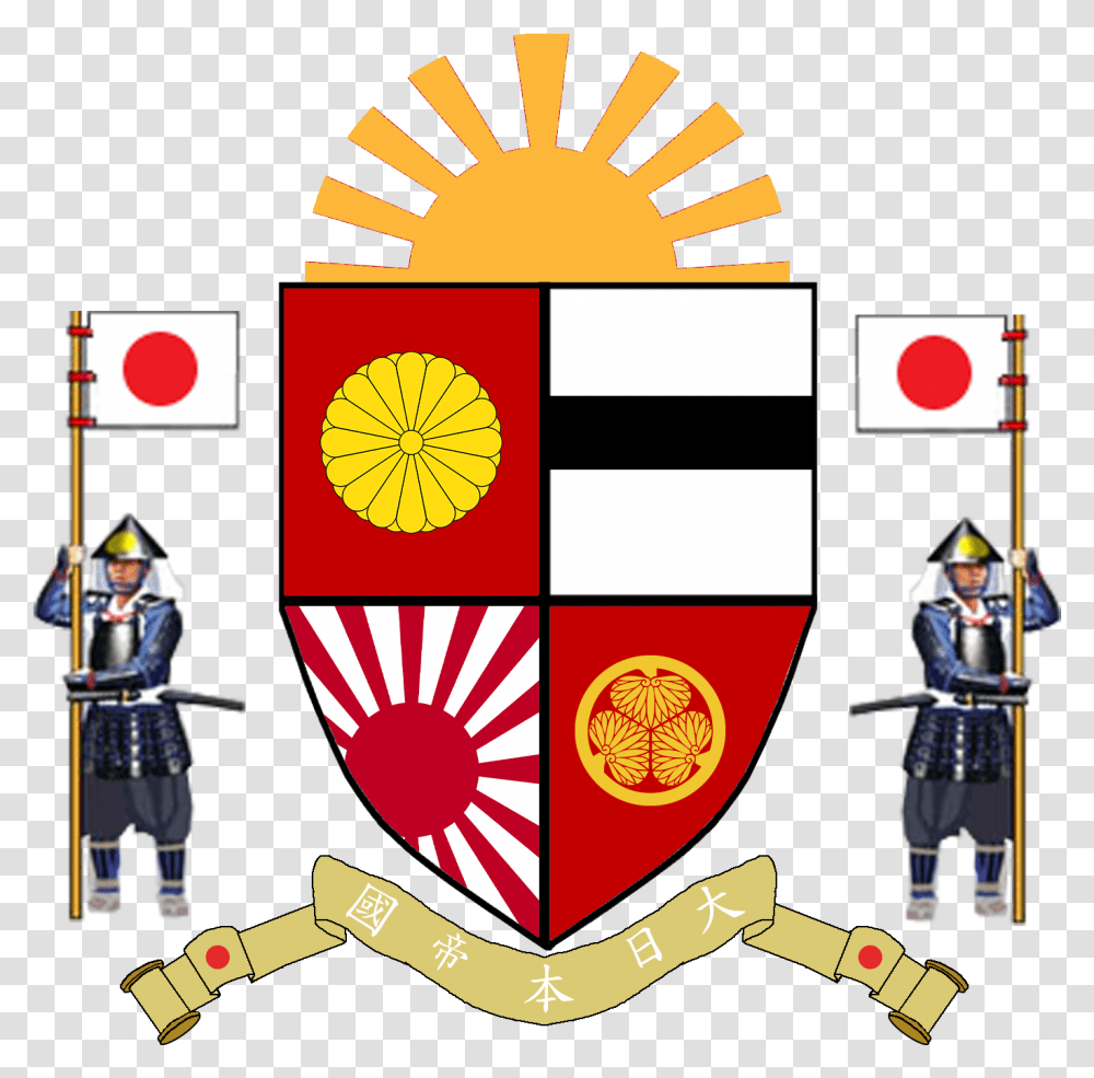Alternate History Coat Of Arms For Japan, Armor, Shield, Person, Human Transparent Png
