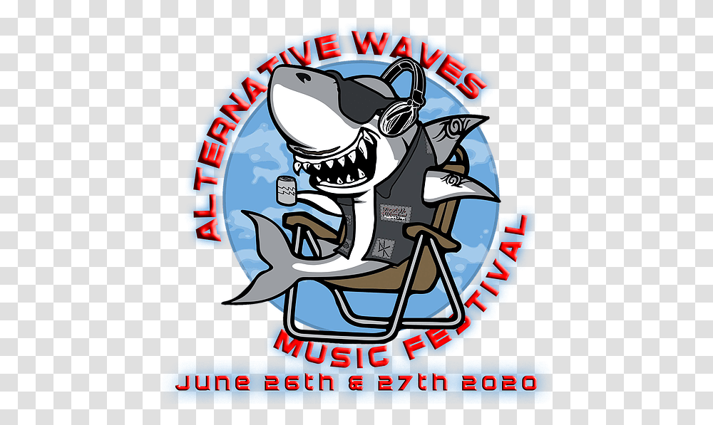 Alternative Waves Music Festival Octave Studios Medicine Hat Cartoon, Label, Text, Sunglasses, Sea Life Transparent Png