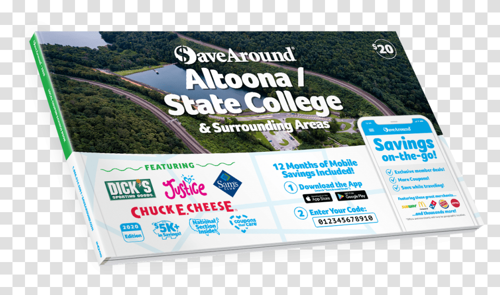 Altoona State College Pa 2020 Savearound Coupon, Flyer, Poster, Paper, Advertisement Transparent Png