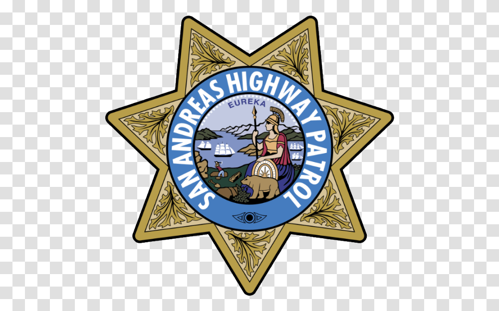 Altsahplogo Ca Highway Patrol Badge, Trademark, Road Sign, Clock Tower Transparent Png