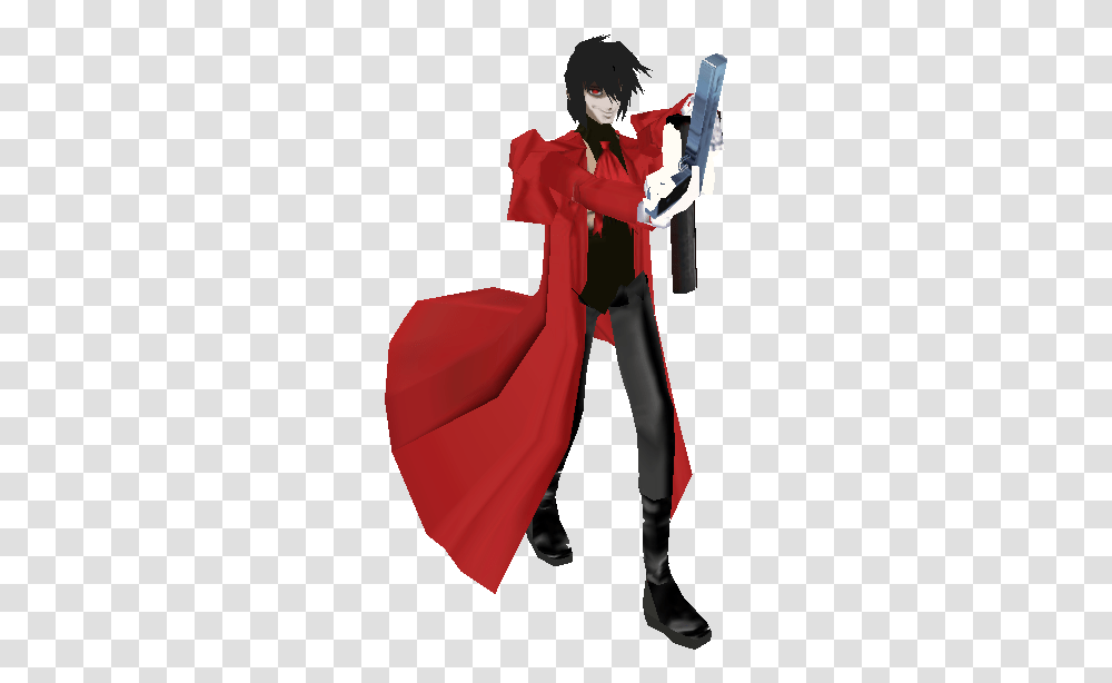 Alucard Cartoon, Clothing, Person, Costume, Coat Transparent Png