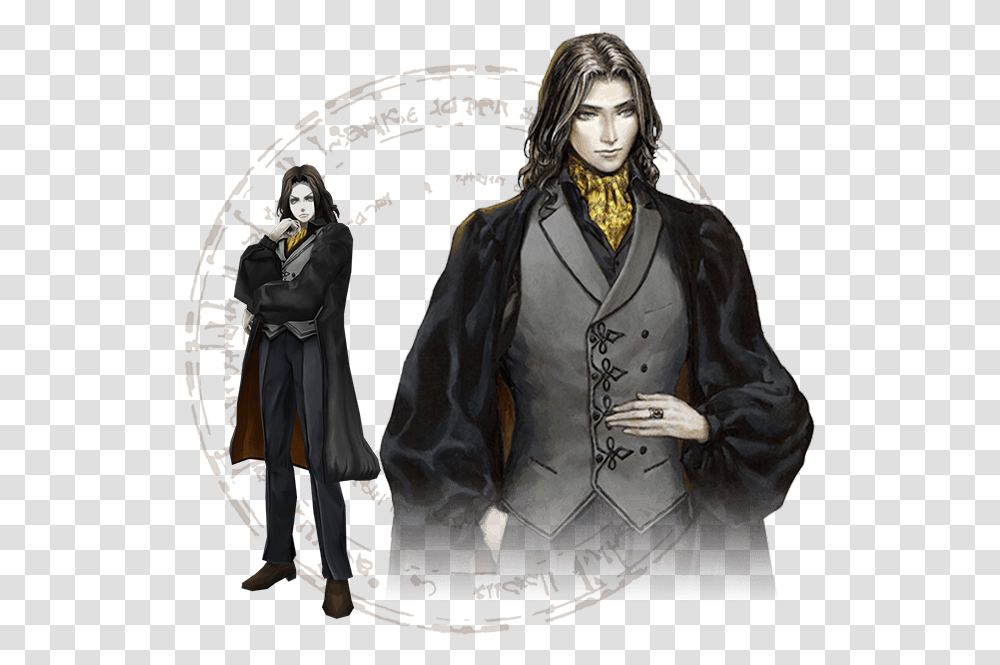 Alucard Castlevania Grimoire Of Souls, Person, Coat, Suit Transparent Png