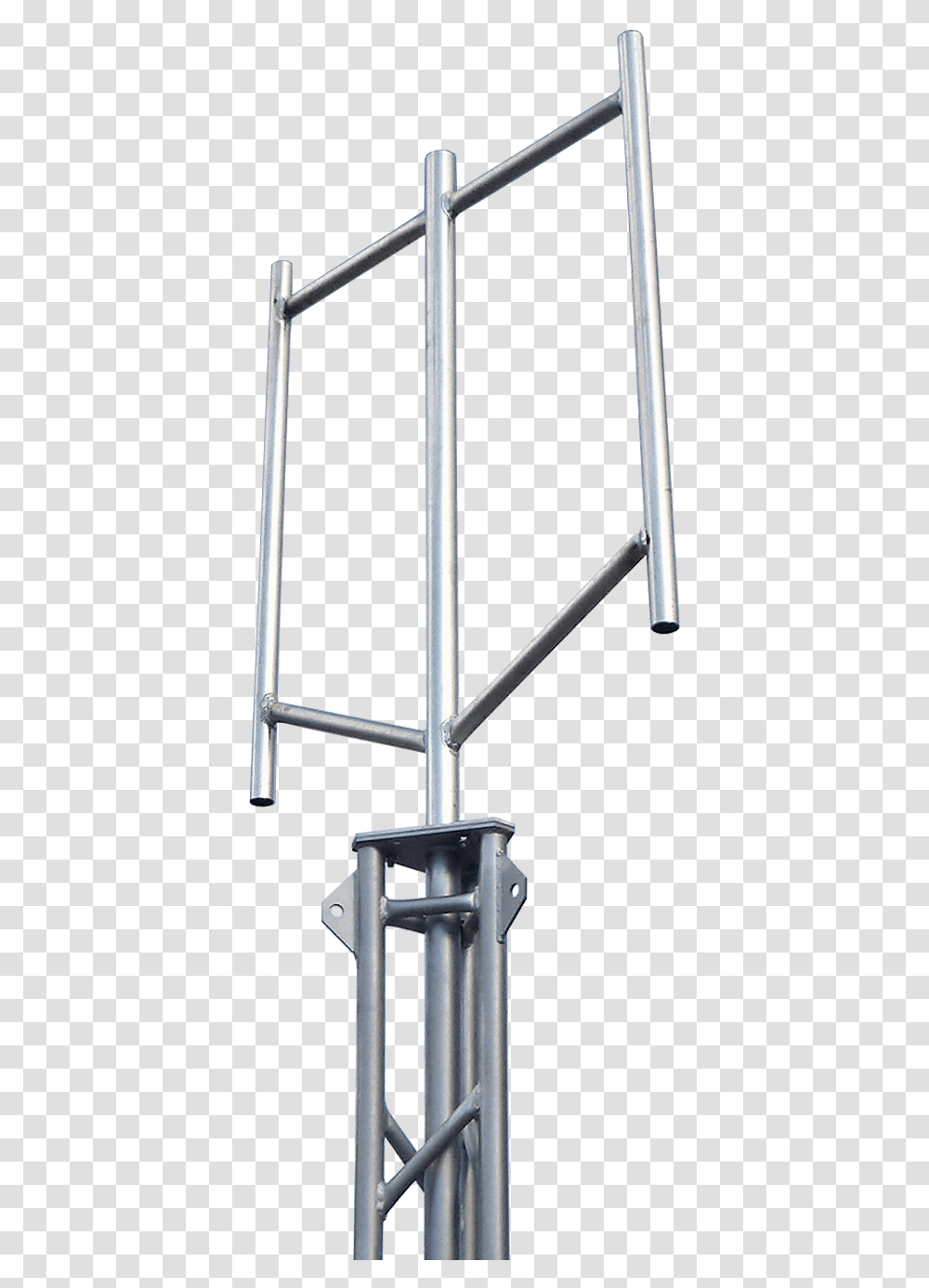 Aluminium Tower Headframe Twin Mount Handrail, Utility Pole, Banister, Stand, Shop Transparent Png