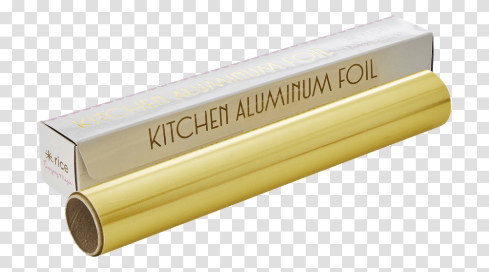 Aluminum Kitchen Foil In Gold By Rice Dk Rice Aluminum Foil, Text, Butter, Food Transparent Png