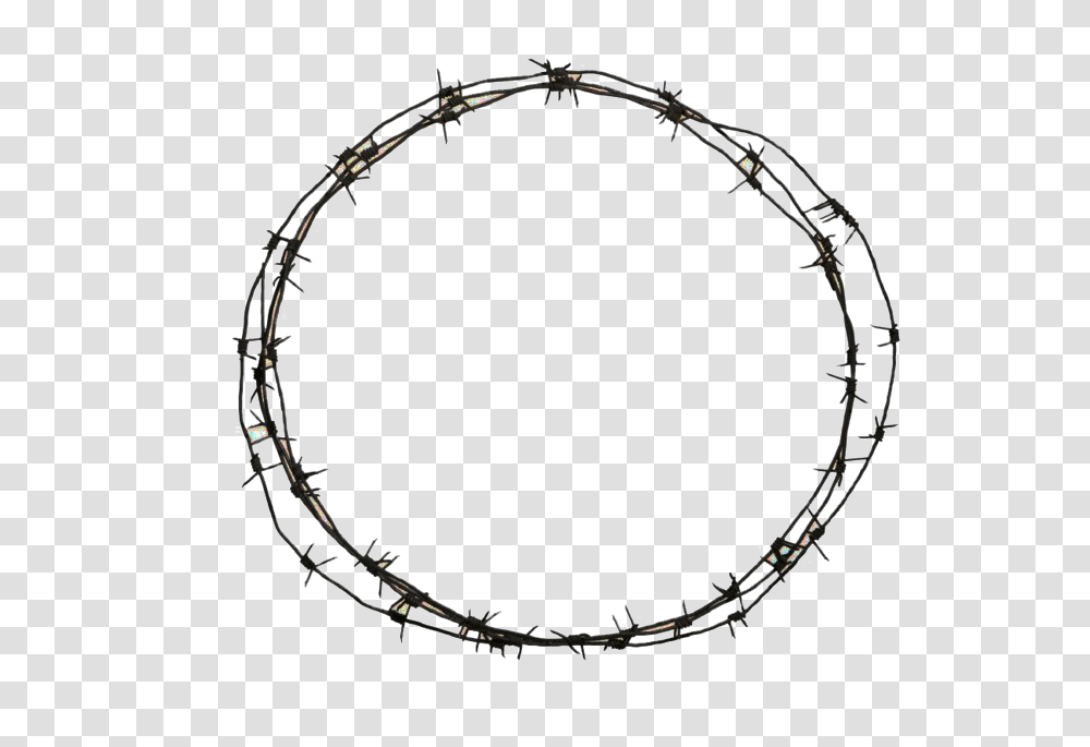 Aluminum Wires Free Pic Barbed Wire Circle Clipart, Bracelet, Jewelry, Accessories, Accessory Transparent Png