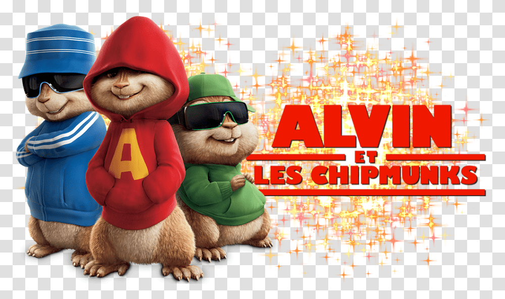 Alvin And The Chipmunks Alvin And The Chipmunks With Dave, Sunglasses, Accessories, Person, Advertisement Transparent Png