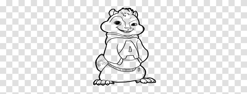 Alvin Coloring Pages With Stickers, Stencil, Emblem, Pirate Transparent Png