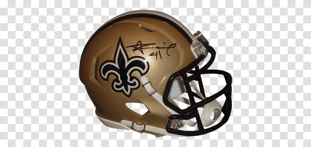 Alvin Kamara Posted Carolina Panthers New Orleans Saints, Clothing, Apparel, Helmet, Football Helmet Transparent Png