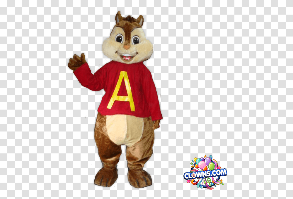 Alvin The Chipmunk, Mascot, Toy, Person, Human Transparent Png