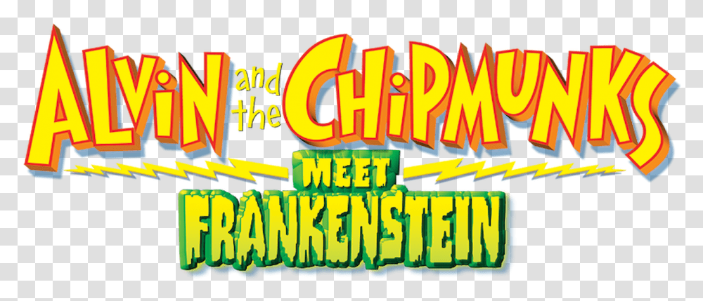 Alvin Und Die Chipmunks Treffen Frankenstein, Word, Theme Park, Amusement Park, Lighting Transparent Png