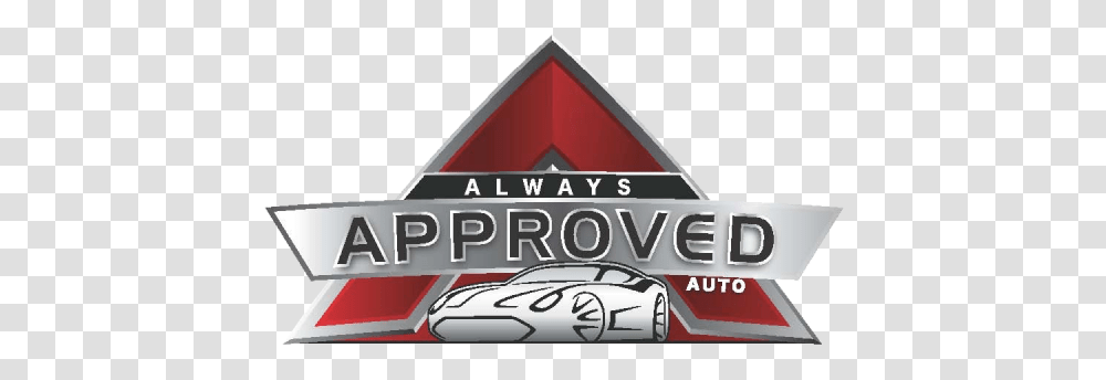 Always Approved Autos - Car Dealer In Tampa Fl Automotive Decal, Triangle, Text, Symbol, Label Transparent Png