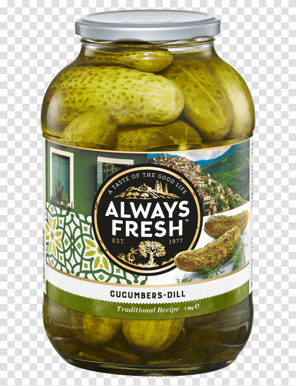 Always Fresh Pickles, Relish, Food, Bread Transparent Png