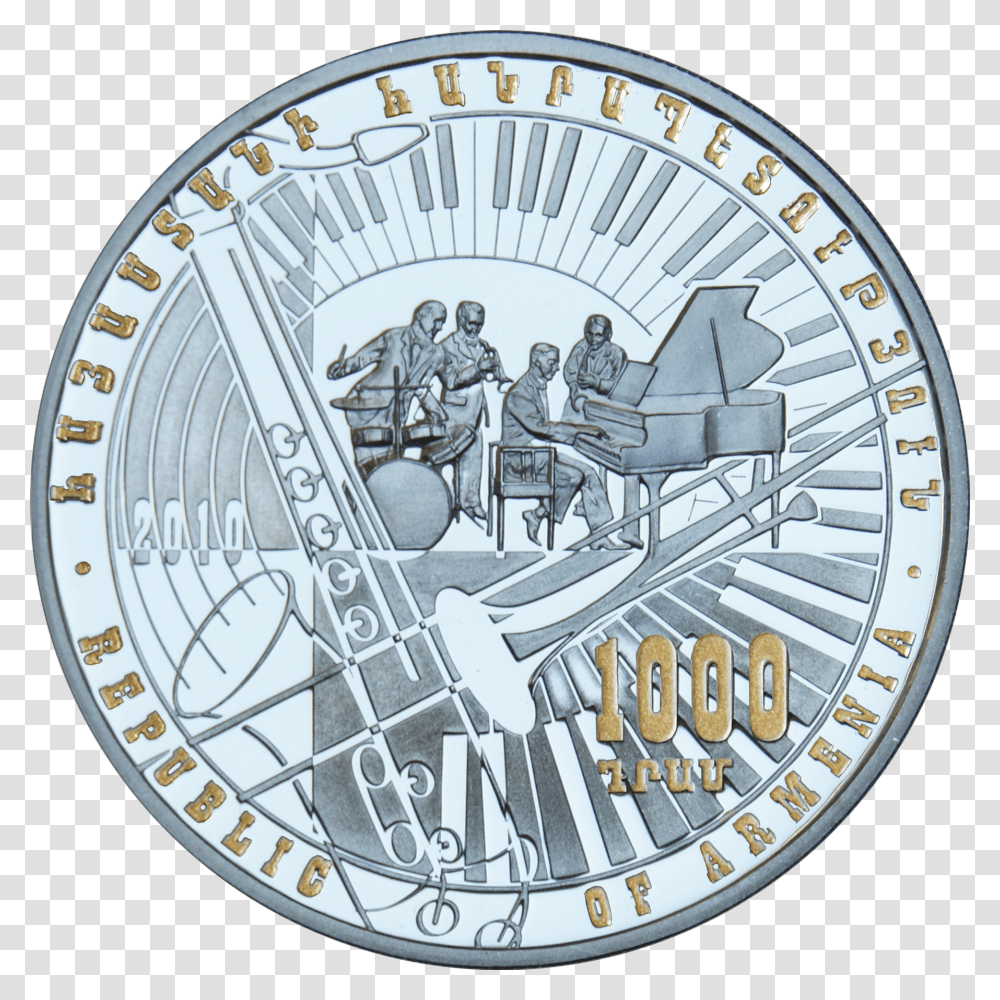 Am 1000 Dram Ag 2010 Jazz A Transport Cooperative, Person, Human, Coin, Money Transparent Png