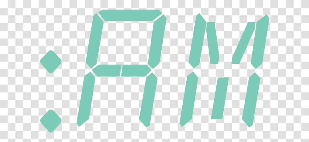 Am Design Co 8 30 Digital Clock, Word, Number Transparent Png