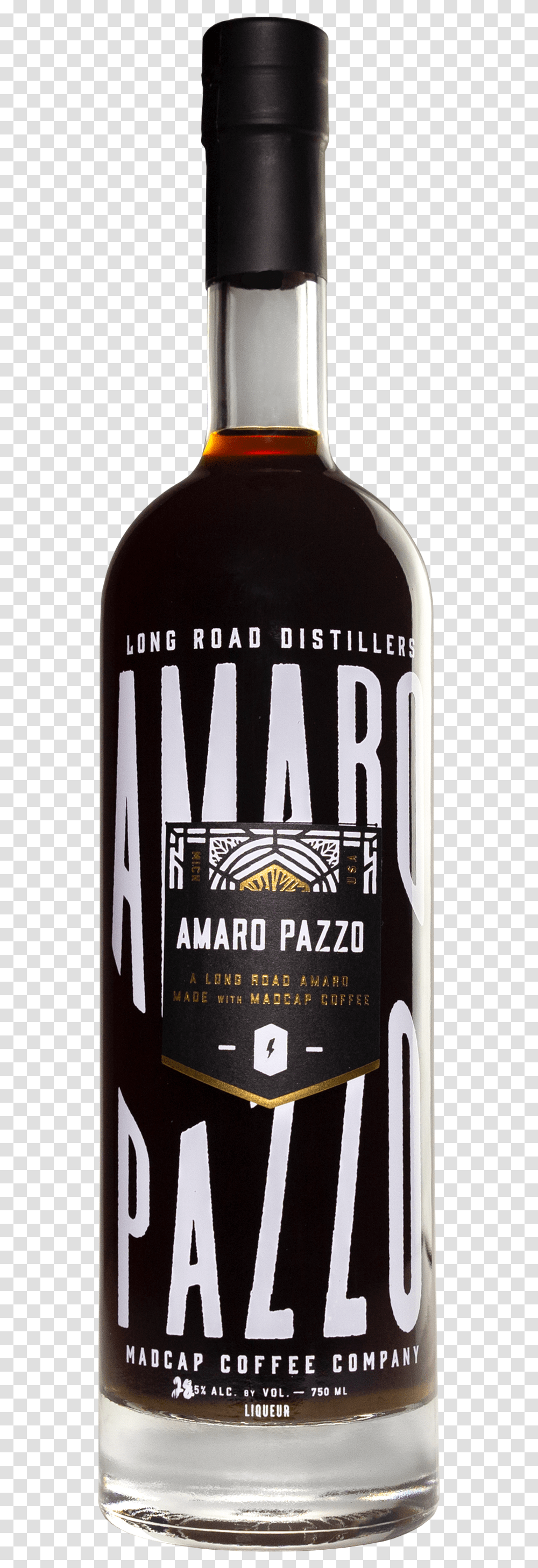 Amaro Pazzo Long Road Distillers Liqueur, Alcohol, Beverage, Drink, Liquor Transparent Png