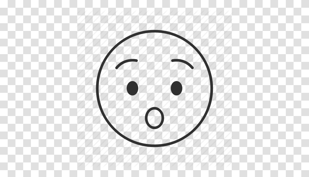 Amazed Emoji Shocked Shocked Face Surprised Surprised Face, Sphere, Cooktop, Indoors Transparent Png
