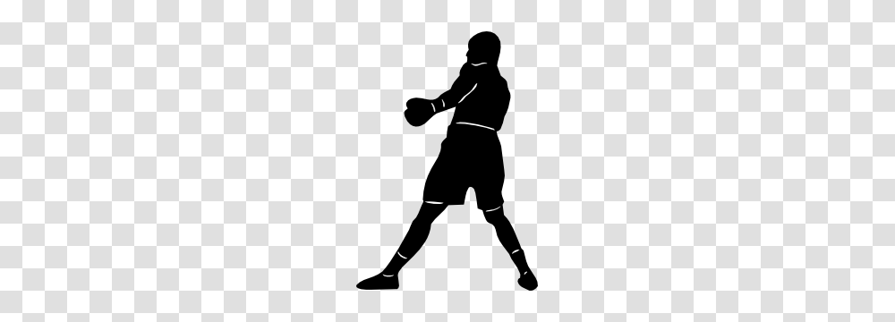 Amazing Boxer Sticker, Silhouette, Person, People, Sport Transparent Png