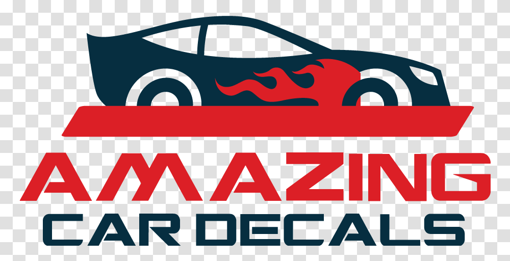Amazing Car Decals Car, Word, Logo Transparent Png