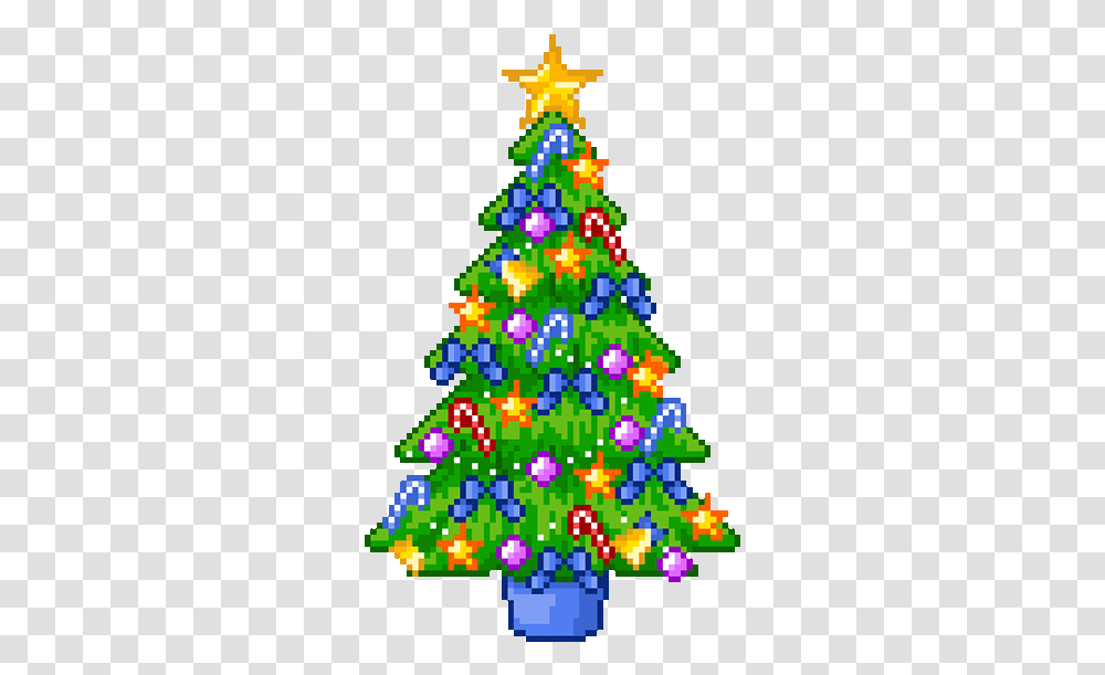Amazing Christmas Tree Gifs To Share Best Animations Cartoon Christmas Tree Gif, Plant, Ornament Transparent Png