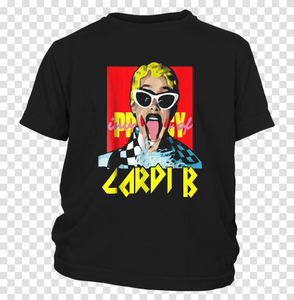 Amazing Crazy Cardi B Funny Shirt Costume Gift Tees, Apparel, Sunglasses, Accessories Transparent Png