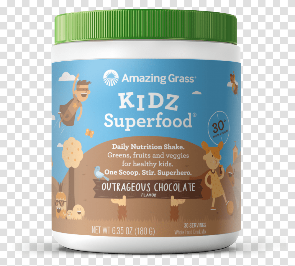 Amazing Grass Kidz Superfood Transparent Png
