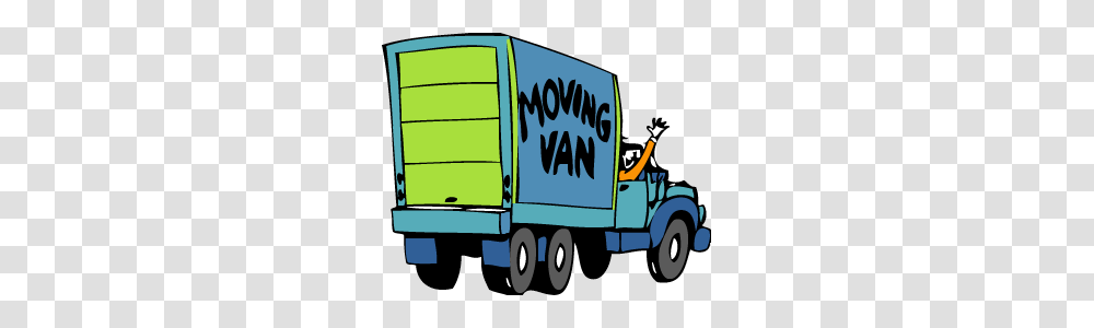 Amazing Moving Truck Clip Art Moving Van Clipart Best, Vehicle, Transportation Transparent Png