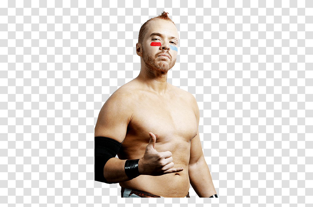Amazing Red New Japan Pro Wrestling Amazing Red Wrestler, Person, Human, Face, Arm Transparent Png