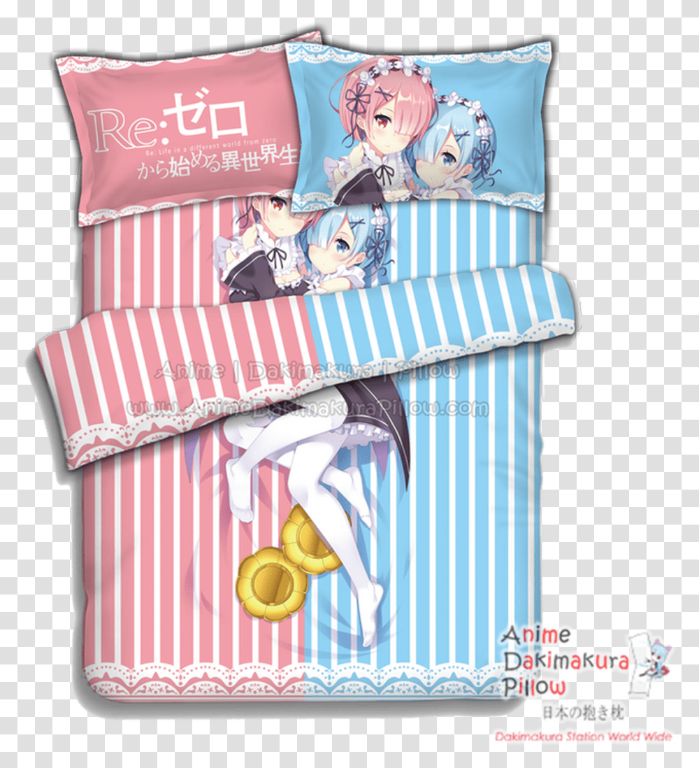 Amazon Anime Re Zero Bed, Cushion, Pillow, Robe Transparent Png