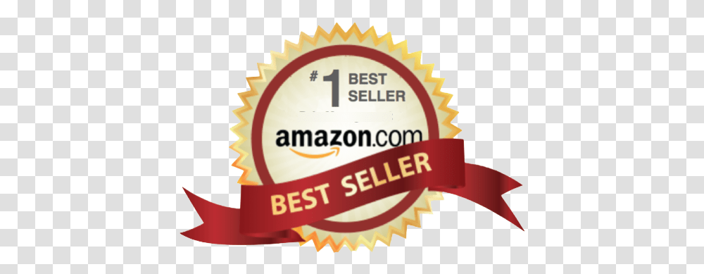 Amazon Best Seller Badge Red Ribbon 100 Natural Logo, Label, Text, Sticker, Plant Transparent Png