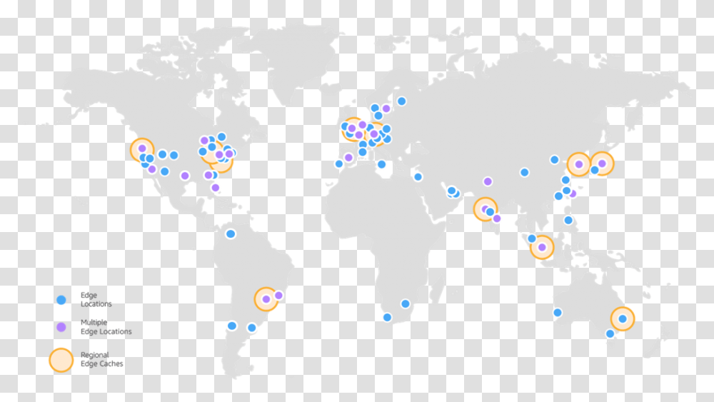 Amazon Cloudfront Edge Locations, Map, Diagram, Plot, Atlas Transparent Png