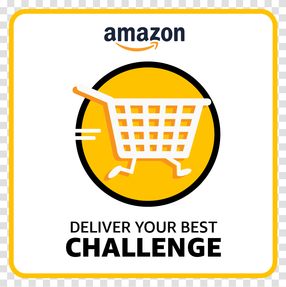 Amazon Deliver Your Best Challenge Logo, Label, Paper Transparent Png